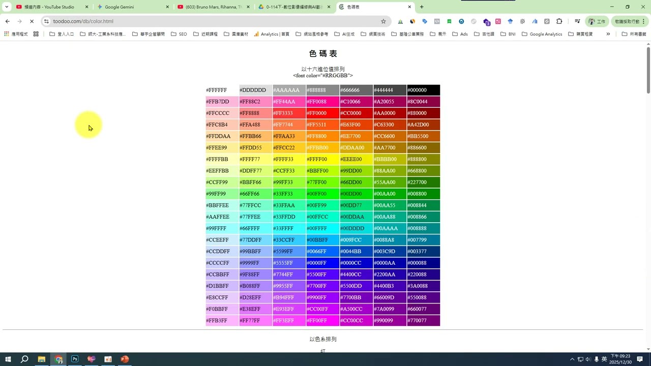 ch18 色彩模式與顏色面板檢色器