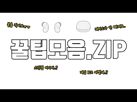 버즈 라이브 꿀팁 모음　　　　　　　 | 볼륨 작을 때,  케이스 빼는 법, 위젯, 스킨캡, 오류 났을 때, 초기화, 게임모드