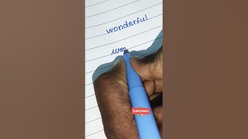 Print & Cursive writing. #shorts