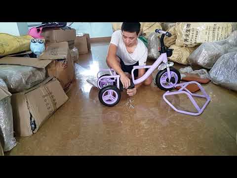 Video Hướng dẫn lắp xe 3 bánh xích lô trẻ em - youtube