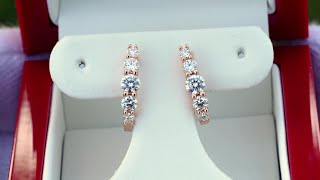 James Allen - Graduating Diamond Hoop Earrings (Unboxing + Review)