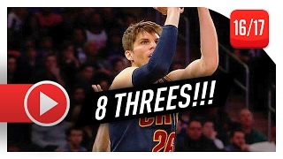 Kyle Korver Full Highlights vs Pacers (2017.02.08) - 29 Pts, 8 Threes, ON FIRE!