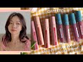 (ENG CC) So Sánh 8 ROMAND Juicy Lasting Tint & Zero Velvet Tint (22, 23, 24, 25) Với Màu Cũ | Trang