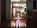 Before and After: #gachatuber #gachalife #viralshort #memes