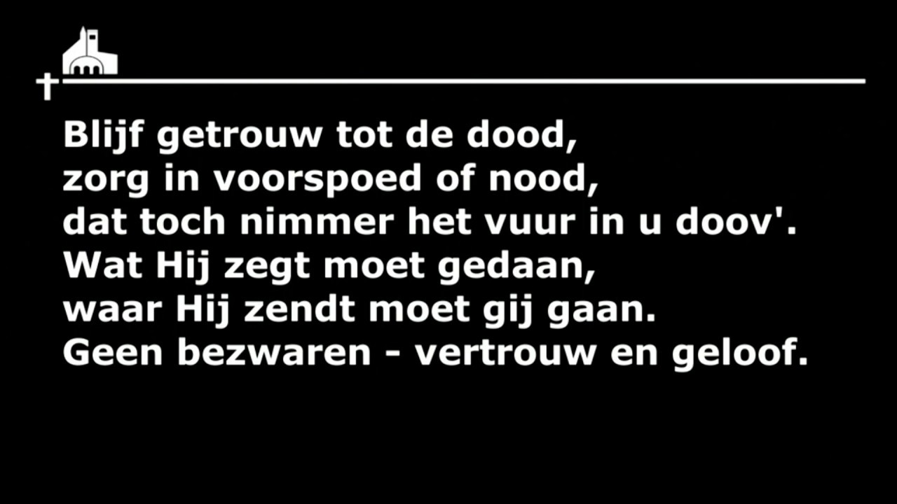 Hij die rustig en stil - YouTube