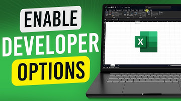 How To Enable Developer Options In Excel