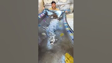 Cá Lớn - vớt đàn cá nhỏ bằng mảnh vải dễ dàng 😱 #khacthuyvlogg