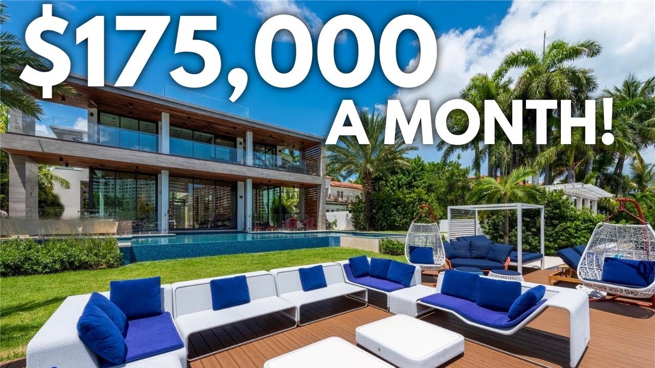 INSIDE A MIAMI BEACH MANSION THAT COSTS $175,000 A MONTH TO RENT!!