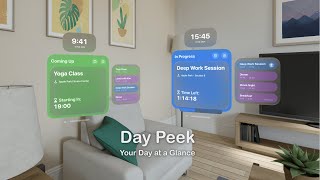 Day Peek - Calendar & Clock for Apple Vision Pro screenshot 4