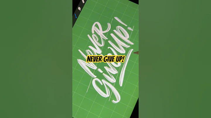 NEVER GIVE UP! #handlettering #lettering #letteringart #calligraphy #procreate #quotes #foryou #fyp
