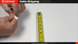 How to Strip Self-Regulating Heating Cable