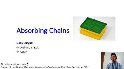 OR3 Week6.4 Absorbing Chains (Markov Chain)