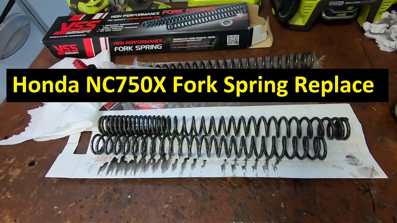 Замена пружины вилки Honda NC750X