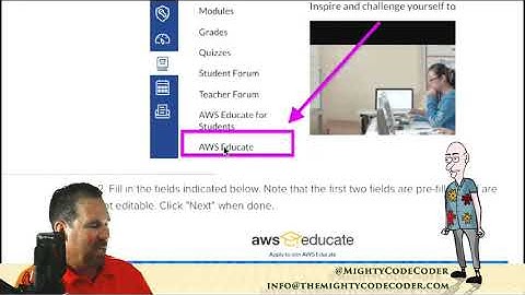AWS Educate Student Enrollment and Login