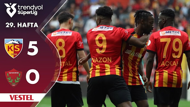 Vestel | Kayserispor (5-0) Hatayspor - Highlights/Özet | Trendyol Süper Lig - 2024/25