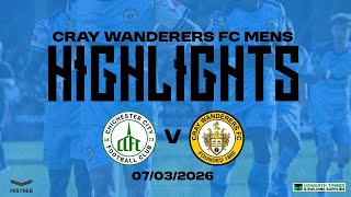 The goals: Chichester City 3-1 Cray Wanderers 