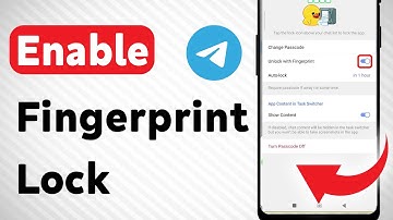 How To Enable Fingerprint Lock On Telegram (Updated)