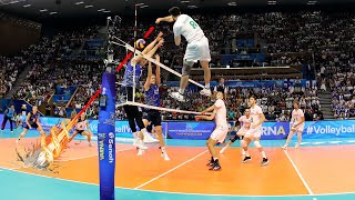 Powerful Attacks Over The Line | Best Volleyball Spikes (HD)
