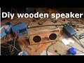 making a wooden stereo speaker making a wooden stereo speaker