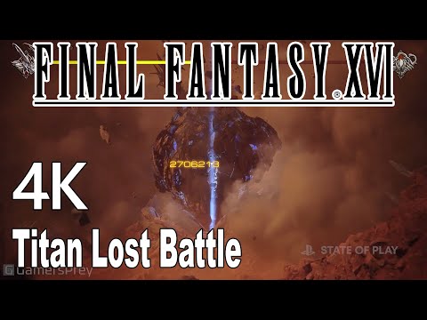 Final Fantasy 16 Titan Lost Battle Gameplay