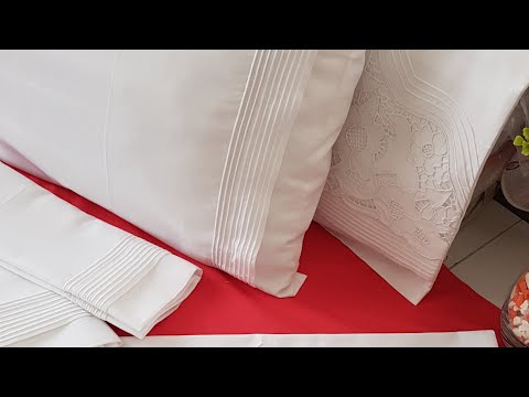 Çeyizlik Yastık Kılıfı nasıl dikilir/Ölçüleri ile yastık kılıfı dikimi/how to sew a pillowcase