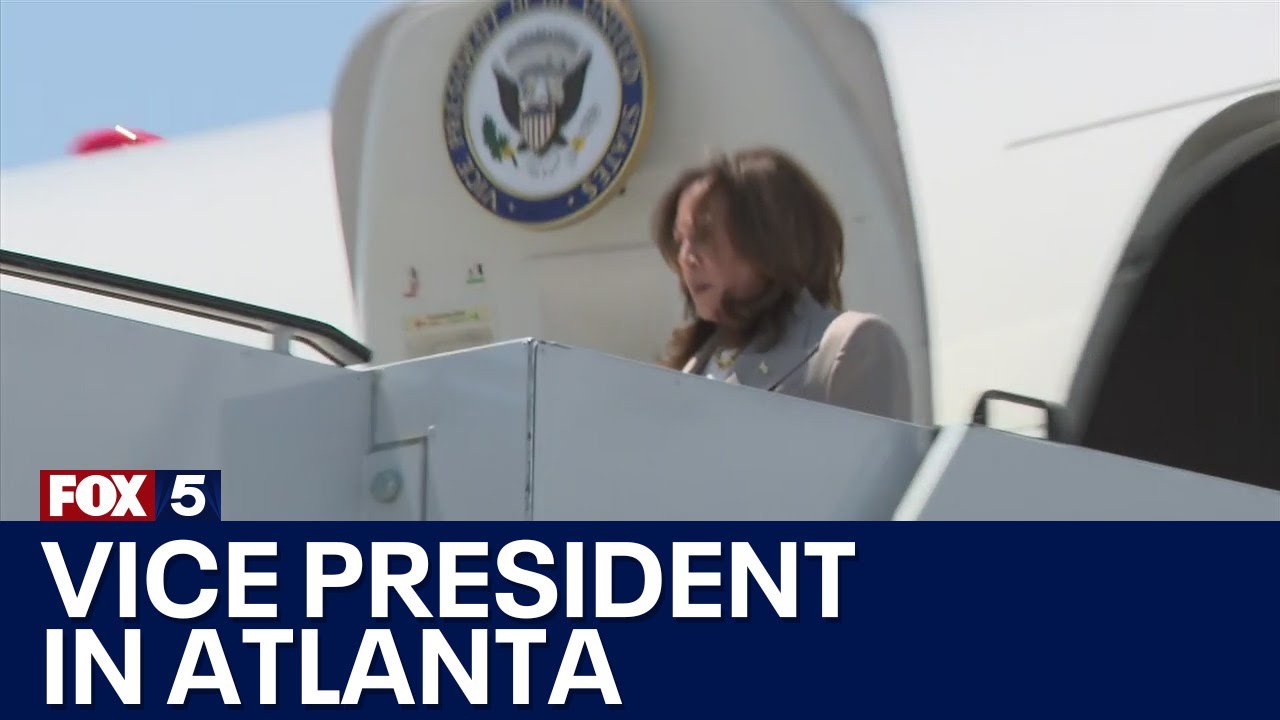 RAW: VP Kamala Harris arrives in Atlanta | FOX 5 News - YouTube