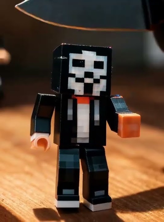 '💀 Minecraft Skull Assassin ASMR – The Silent Chase Begins! 🔥😱' #minecraftasmr #shorts