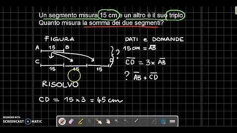 PROBLEMI CON SEGMENTI -parte 1