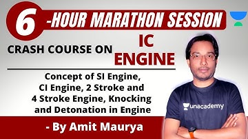 Crash Course on IC Engine | Marathon Session | GATE/ESE 2021 Exam Preparation | Amit Maurya