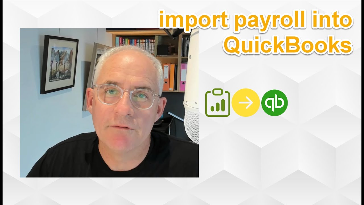 Import payroll into quickbooks youtube