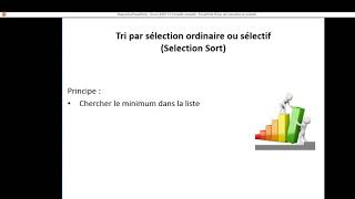 Algorithmique et Structures de Données Avancées : le tri sélectif screenshot 1
