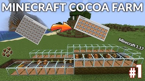 Minecraft Cocoa Farm - 1.17 Working - Make Unlimited Cookies