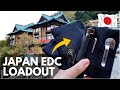 Japan urban pocket edc loadout  practical items