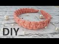 DIY Macrame Headband/ОБОДОК СВОИМИ РУКАМИ/ UZELOK 07