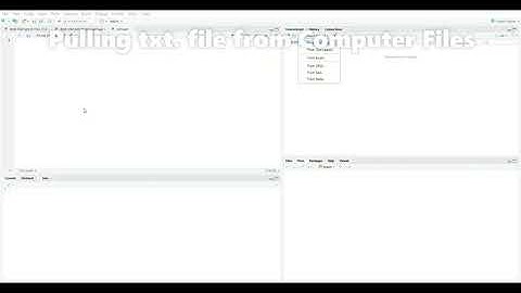 Uploading txt. File Data - R