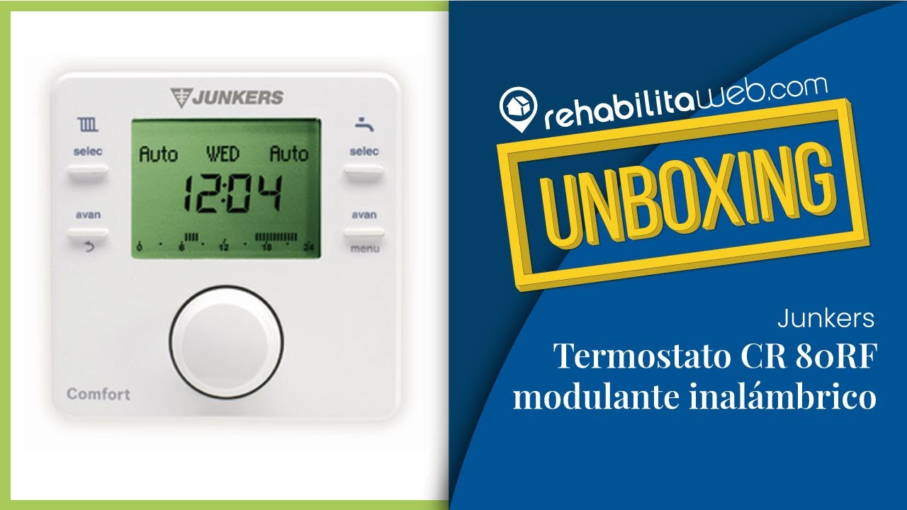 Termostato Junkers KCR110RF Inalambrico Modulante