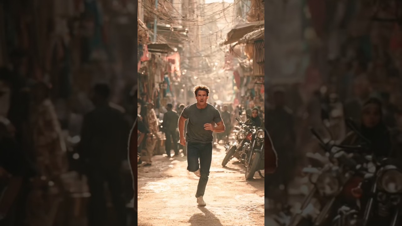 Tom Cruise Running Through Pakistani Streets 🇵🇰🔥 | Realistic AI Video | Awsomo World 