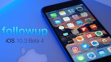 iOS 10.3 Beta 4 - A Few Days Later