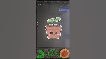 Create this outline sticker in Procreate #shorts #procreate #procreatetips #procreatetutorials #ipad