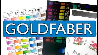 Faber-Castell Goldfaber Colored Pencils Swatches, Blending, Coloring, and Review screenshot 2