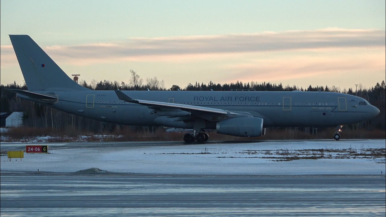 Royal Air Force Airbus A330-243MRTT KC3 Voyager at Tampere-Pirkkala