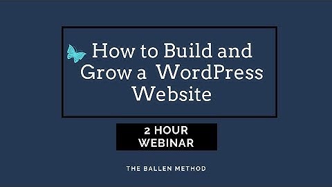 Beginners Guide to WordPress 2019 | Lori Ballen 2019