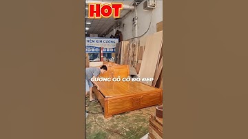 Giường Gỗ Gõ Đỏ - Mẫu Giường Ngủ Gỗ Tân Cổ Điển Đẹp