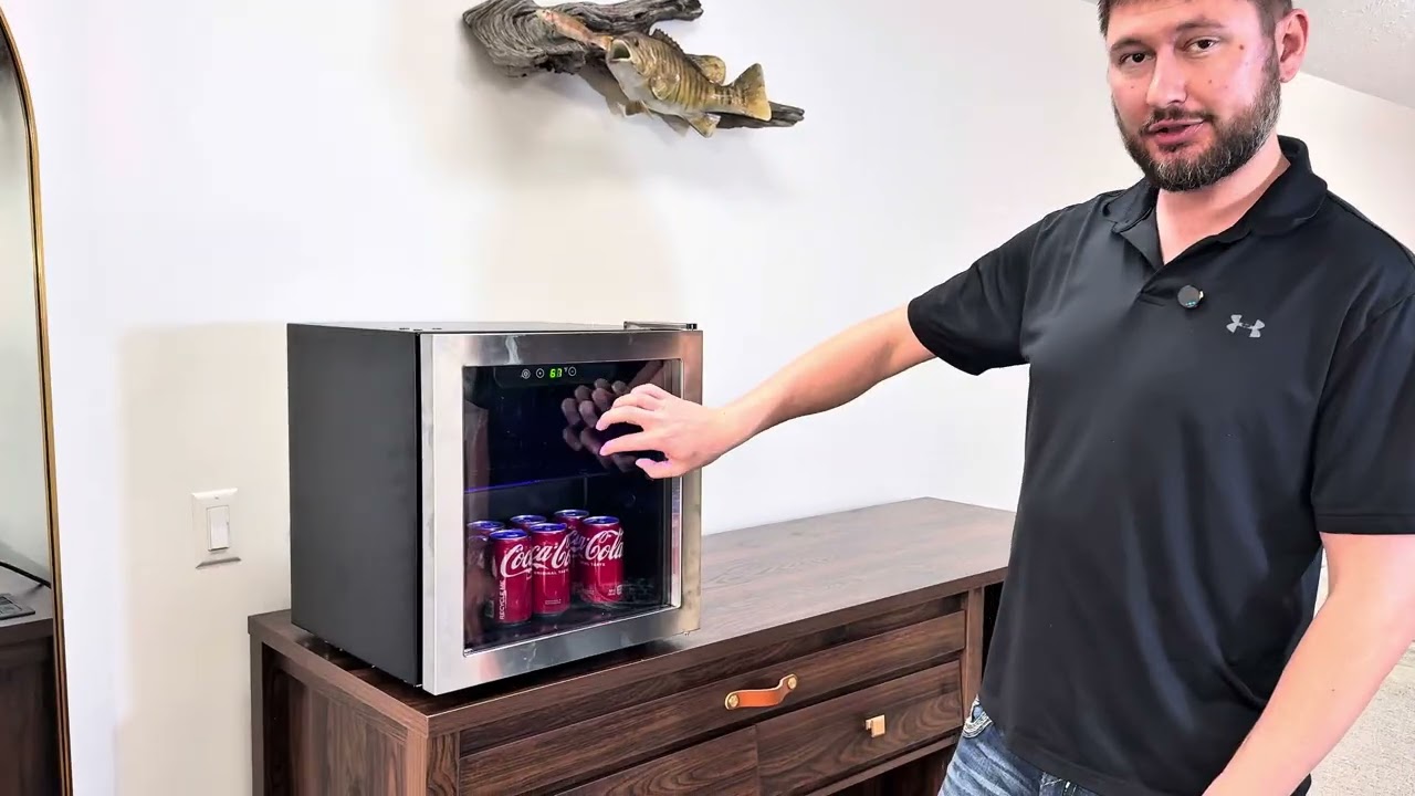 Kismile 50 Can Beverage Refrigerator Cooler 1.3