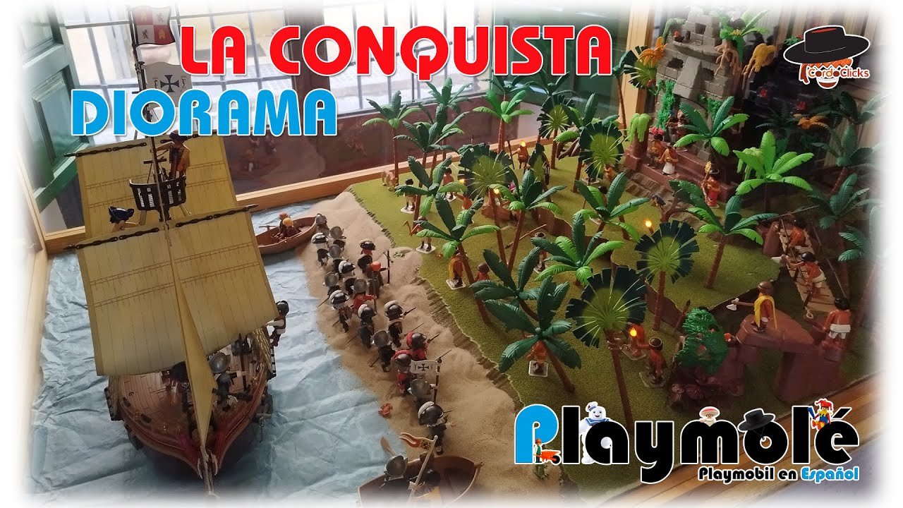 LA CONQUISTA DE AMÉRICA EN PLAYMOBIL | DESEMBARCO, SELVA Y TEMPLO PERDIDO