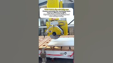 OMC 5 axis CNC BRIDGE SAW with high-speed independent milling bit (2.5mins make a countertop basin)