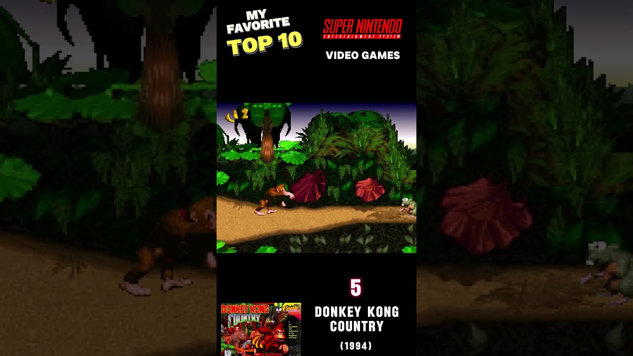 Top 10 Super Nintendo SNES Video Games