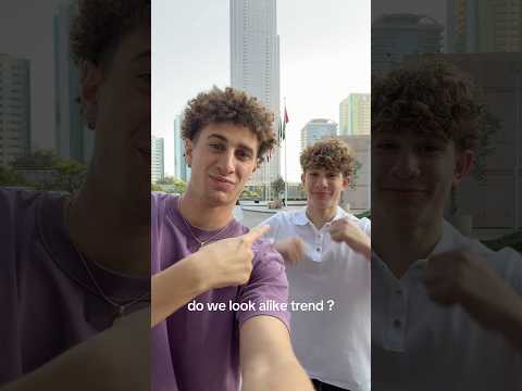 Do we look alike trend ?? @NidalWonderOfficial