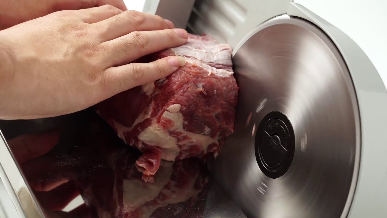 Yeeper 7.5" Electric Deli Meat Slicer for Home Use with Safe Lock&Enhance pusher