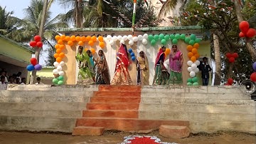 Dance on Gopikamma song by zphs peddashapur students